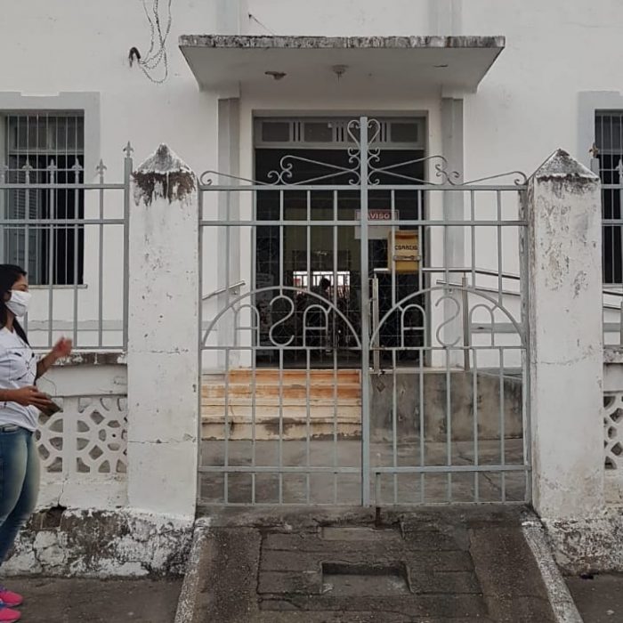 Entrada do asilo Santo Antônio